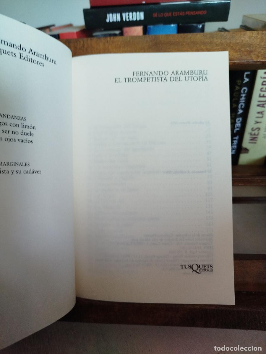 Libros: El trompetista del Utop&iacute;a - Aramburu, Fernando - Foto 4