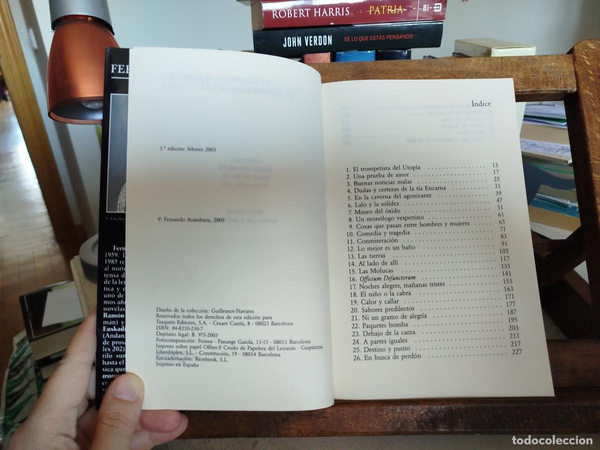 Libros: El trompetista del Utop&iacute;a - Aramburu, Fernando - Foto 5