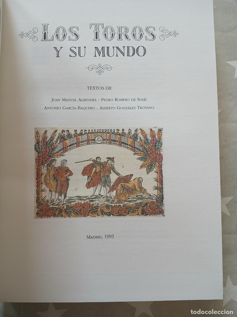 Libros: TOROS Y SU MUNDO LIBRO EN MUY BUEN ESTADO - Foto 3