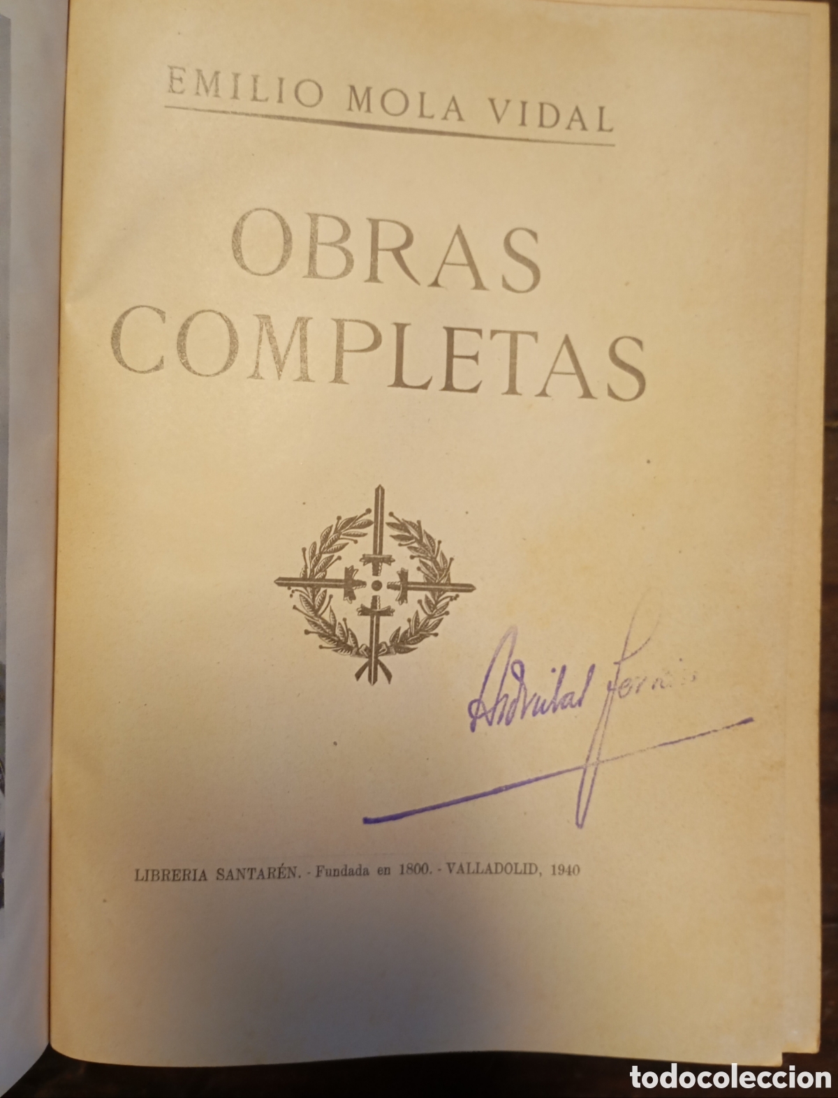 Libros: Libro obras completas Mola - Foto 3