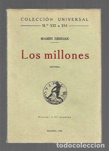 Libros: MILLONES - LOS - SIBIRIAK, MAMIN - Foto 1