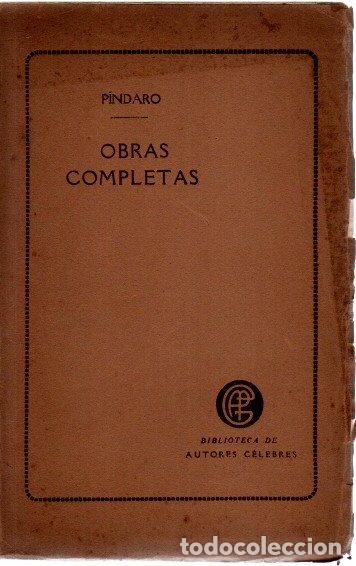 Libros: Obras completas - P&iacute;ndaro - Foto 1