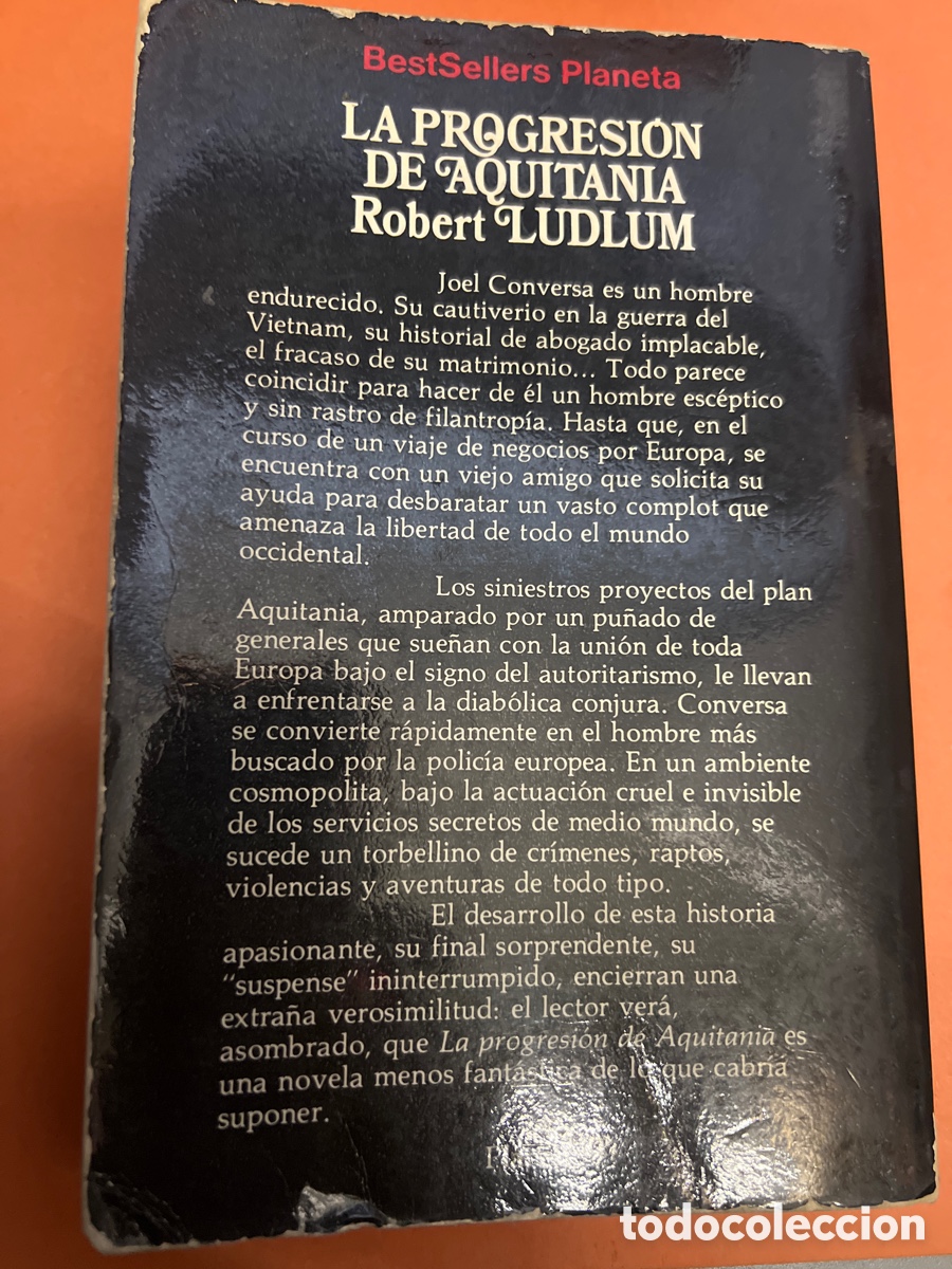 Libros: T2/B2/108. La Progresi&oacute;n de Aquitania (I) Robert Ludlum - Foto 2