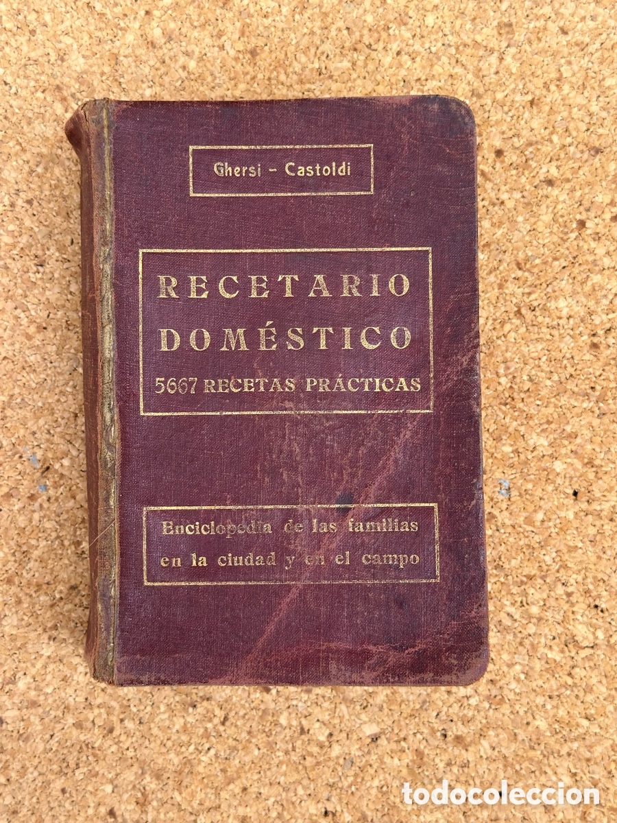 Libros: ANTIGUO LIBRO RECETARIO DOMESTICO 1911 - Foto 2