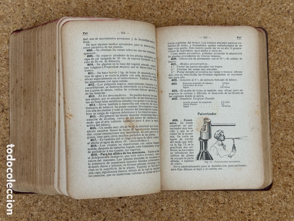 Libros: ANTIGUO LIBRO RECETARIO DOMESTICO 1911 - Foto 5