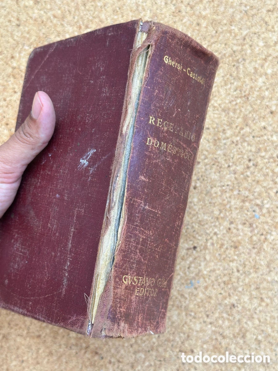 Libros: ANTIGUO LIBRO RECETARIO DOMESTICO 1911 - Foto 7