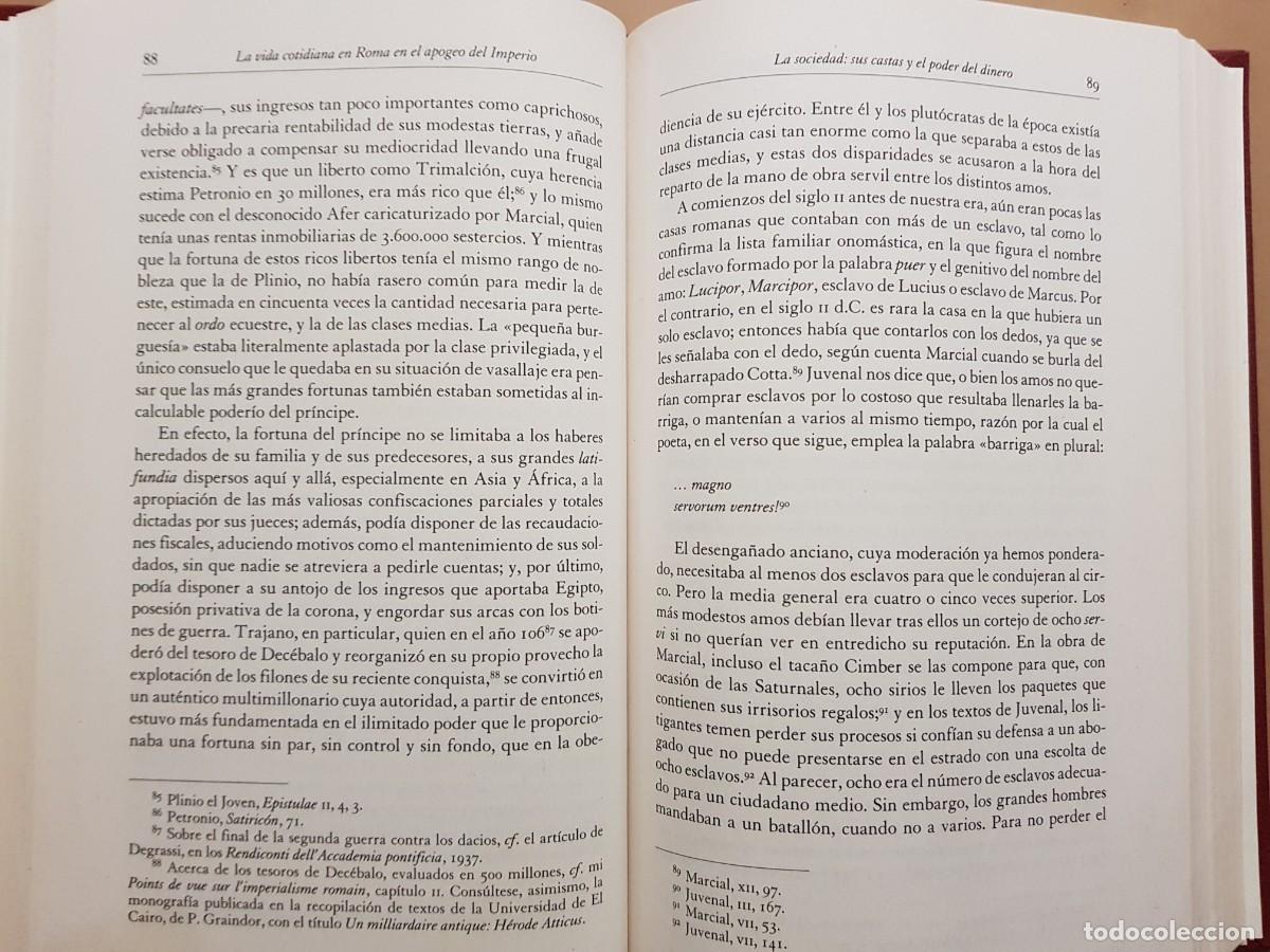 Libros: IMPECABLE - LA VIDA COTIDIANA EN ROMA - JEROME CARCOPINO - ED. GREDOS - 2024 - Foto 7