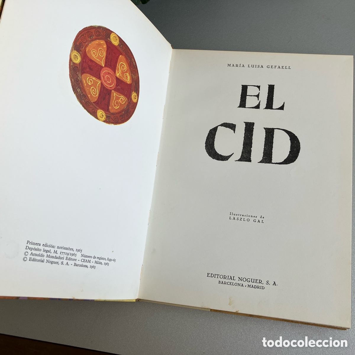 Libros: El Cid, Mar&iacute;a Luisa Gefaell. Primera edici&oacute;n, 1965 - Foto 6