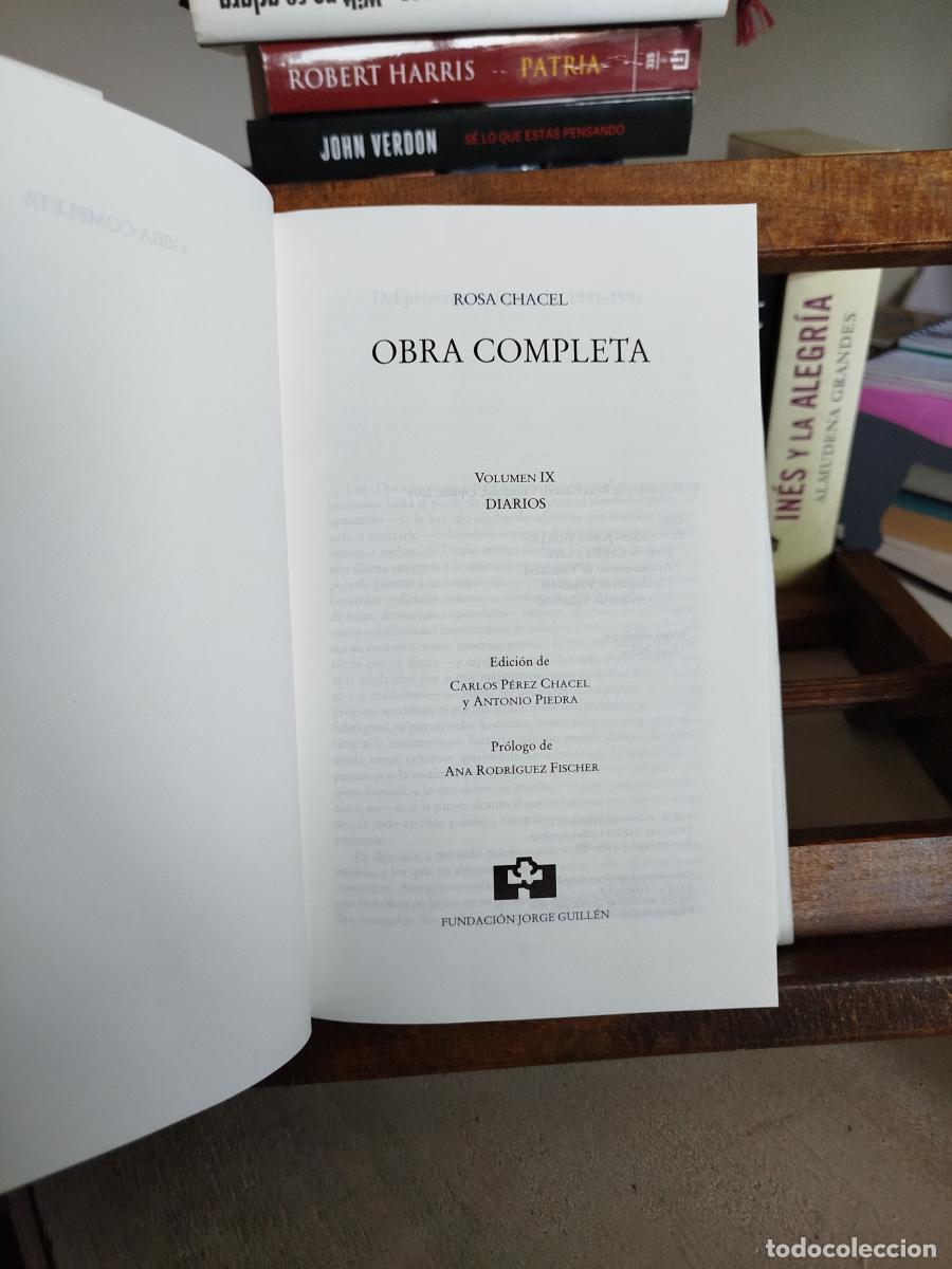 Libros: Obra completa: Diarios - Chacel, Rosa (1898-1994) - Foto 4