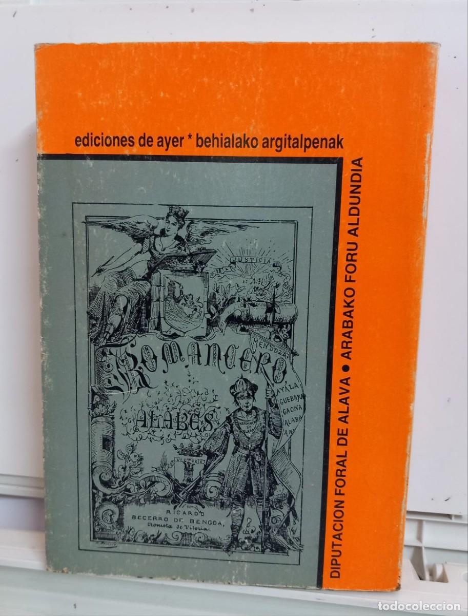 Libros: Romancero alab&eacute;s. - BECERRO DE BENGOA, Ricardo: - Foto 2