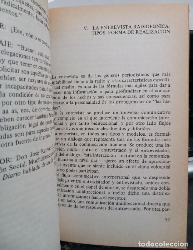 Libros: Estructura de la informaci&oacute;n radiof&oacute;nica. - PRADO, E.: - Foto 4