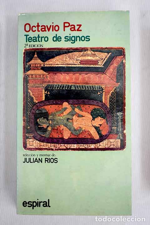 Libros: Teatro de signos, transparencias.- Paz, Octavio - Foto 1