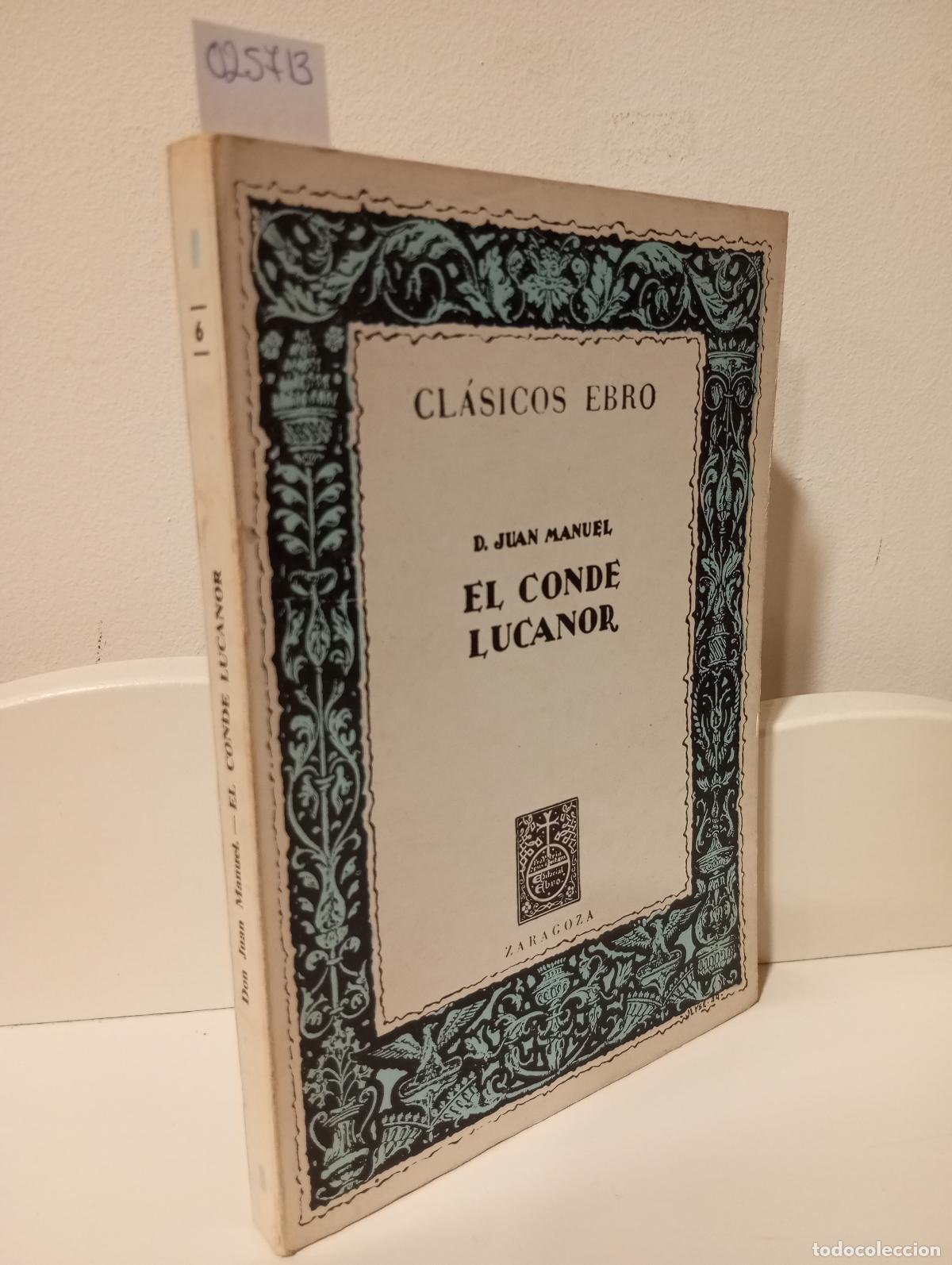 Libros: EL CONDE LUCANOR - D. Juan Manuel - Foto 1