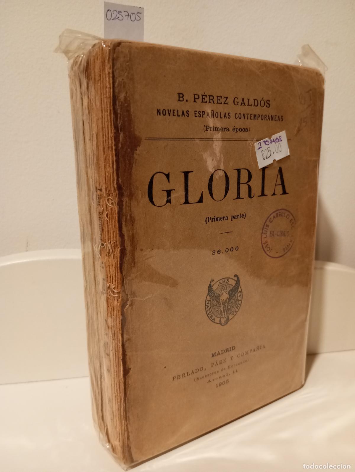 Libros: GLORIA 2 TOMOS - Perez Galdos, Benito - Foto 1
