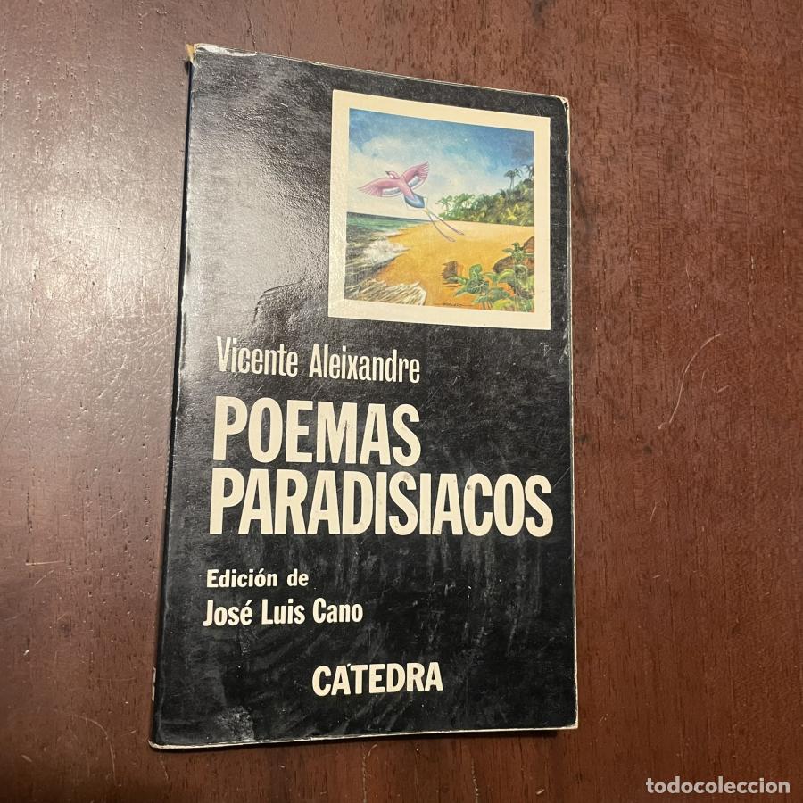 Libros: Poemas paradis&iacute;acos - Vicente Aleixandre - Foto 1