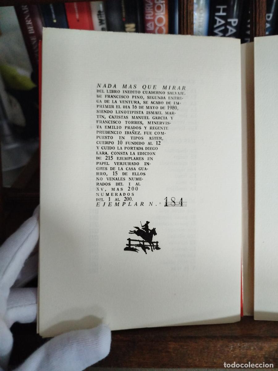 Libros: Nada m&aacute;s que mirar - Pino, Francisco (1910-2002) - Foto 4