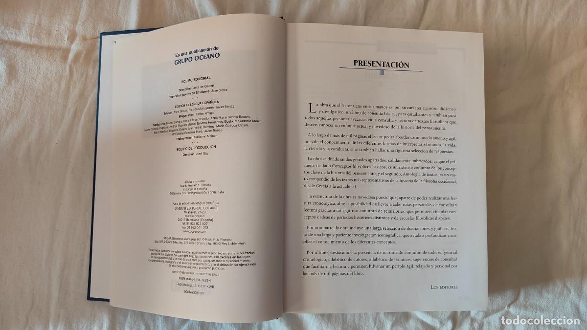 Libros: ATLAS UNIVERSAL DE FILOSOFIA - OCEANO - Foto 3