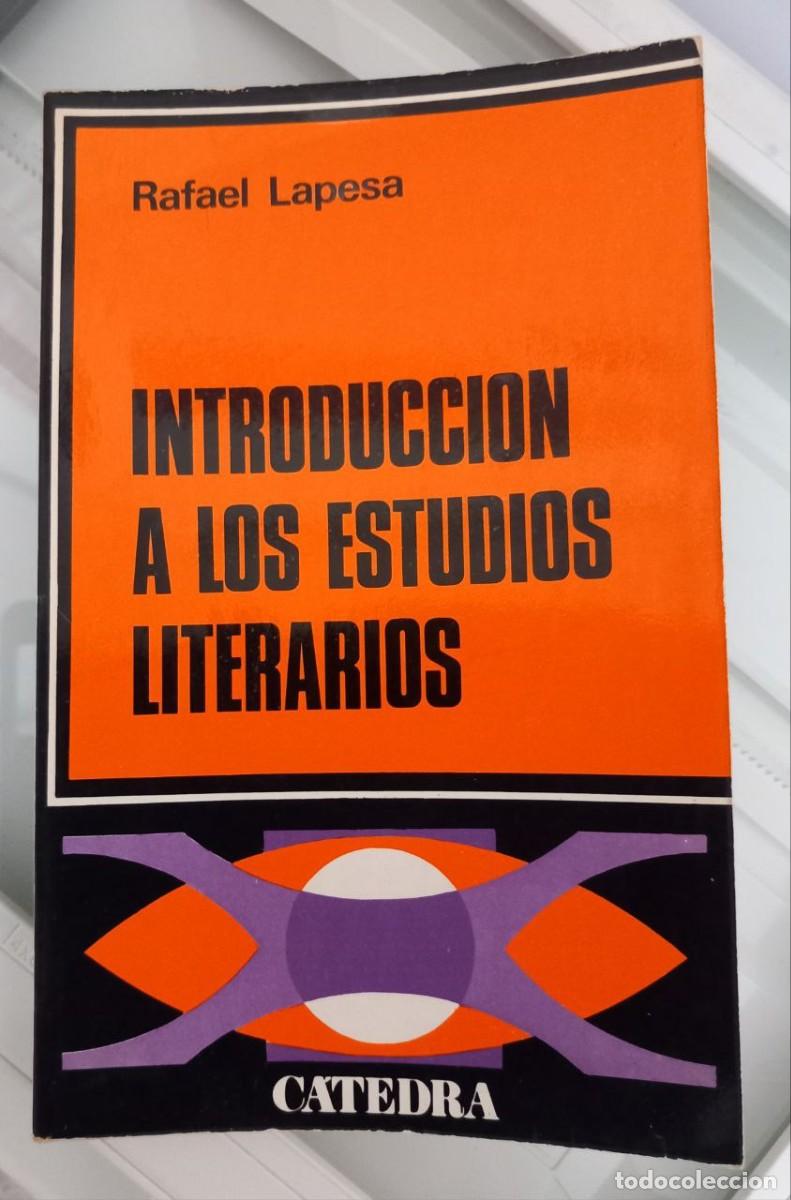 Libros: Introducci&oacute;n a los estudios literarios. - LAPESA MELGAR, Rafael: - Foto 1