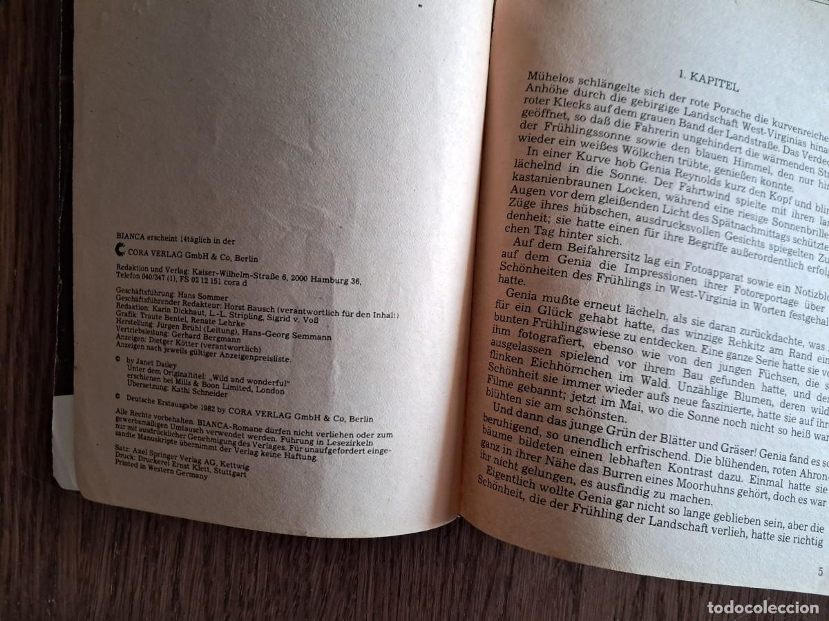 Libros: libro, novela Bianca, 52/82, texto en alem&aacute;n. - Foto 2