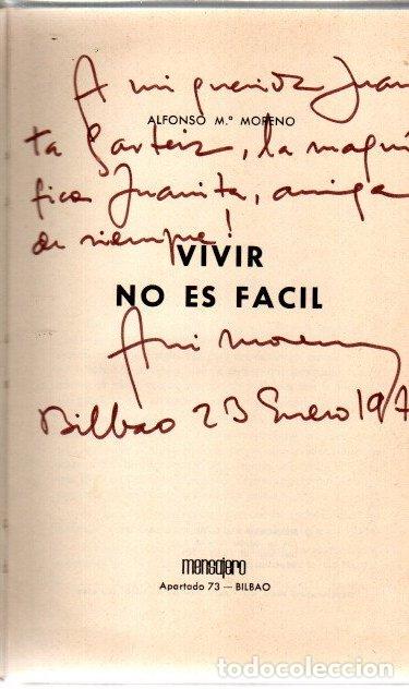 Libros: Vivir no es f&aacute;cil - Moreno, Alfonso M&ordf; - Foto 1