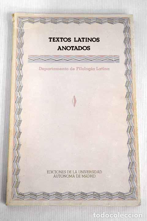 Libros: Textos latinos anotados - Foto 1