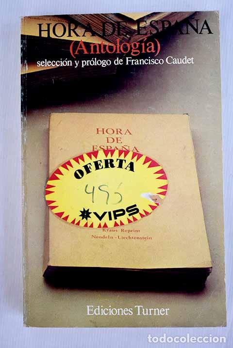Libros: Hora de Espa&ntilde;a: Antolog&iacute;a - Foto 1