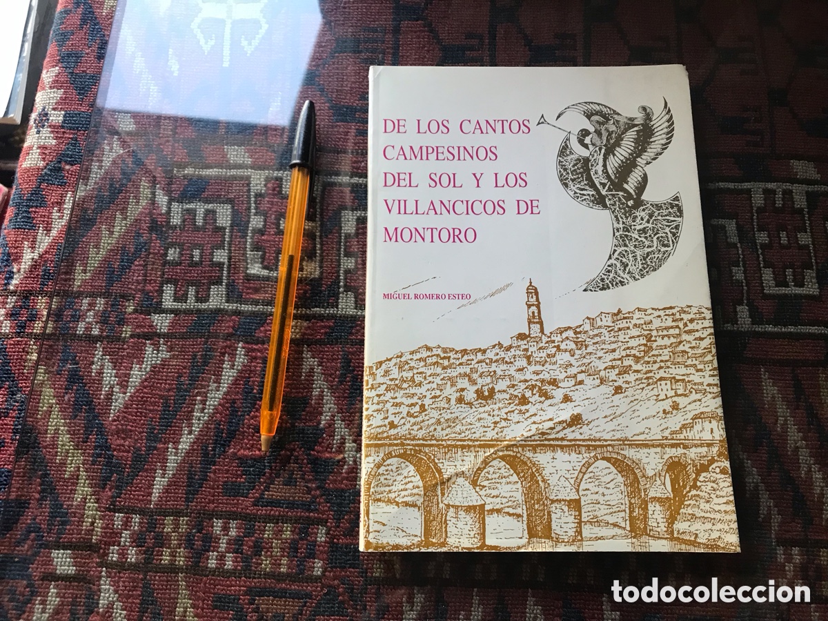 Libros: De los cantos campesinos del Sol y los villancicos de Montoro. Miguel Romero Esteo