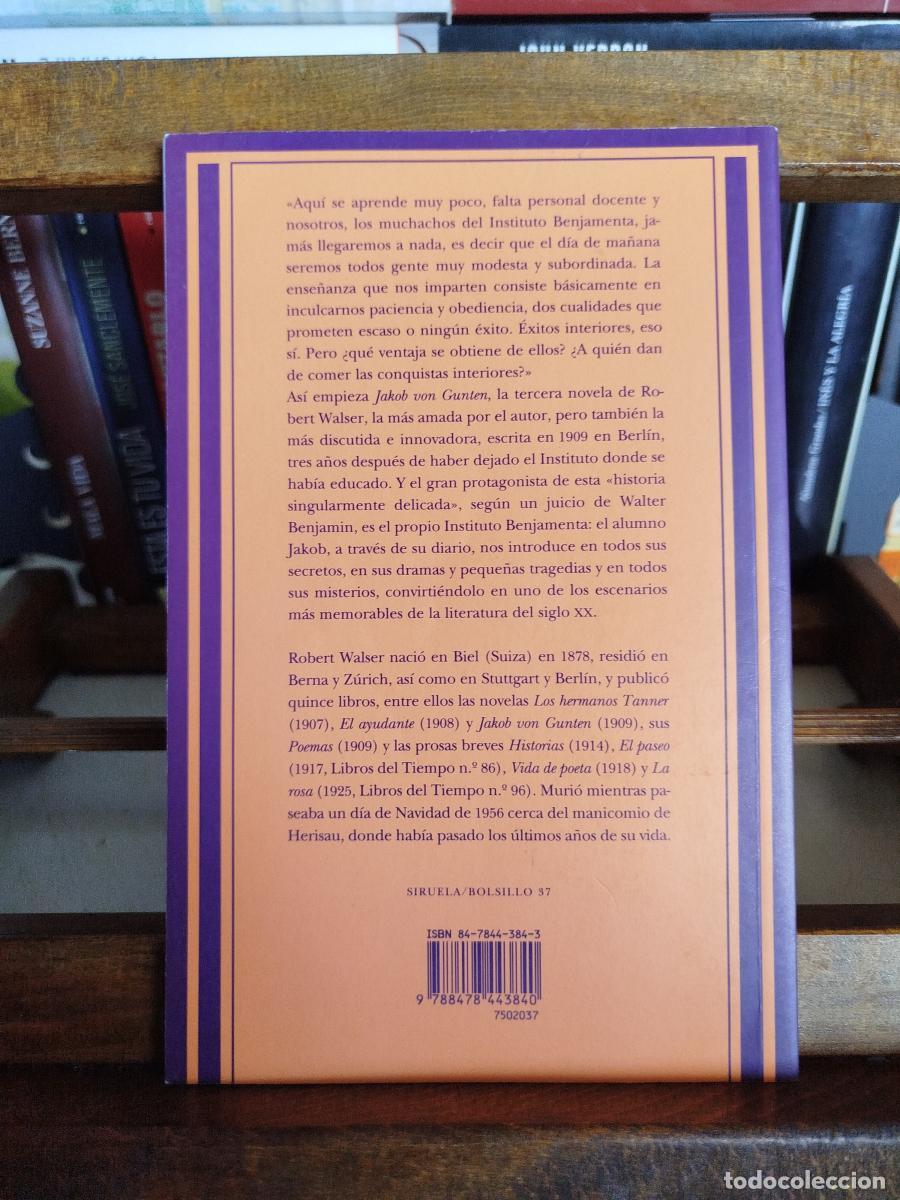 Libros: Jakob von Gunten - Walser, Robert - Foto 2