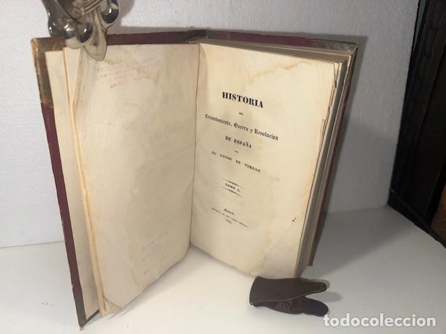 Libri di seconda mano: HISTORIA DEL LEVANTAMIENTO GUERRA Y REVOLUCION DE ESPA&Ntilde;A TOMO I CONDE DE TORENO