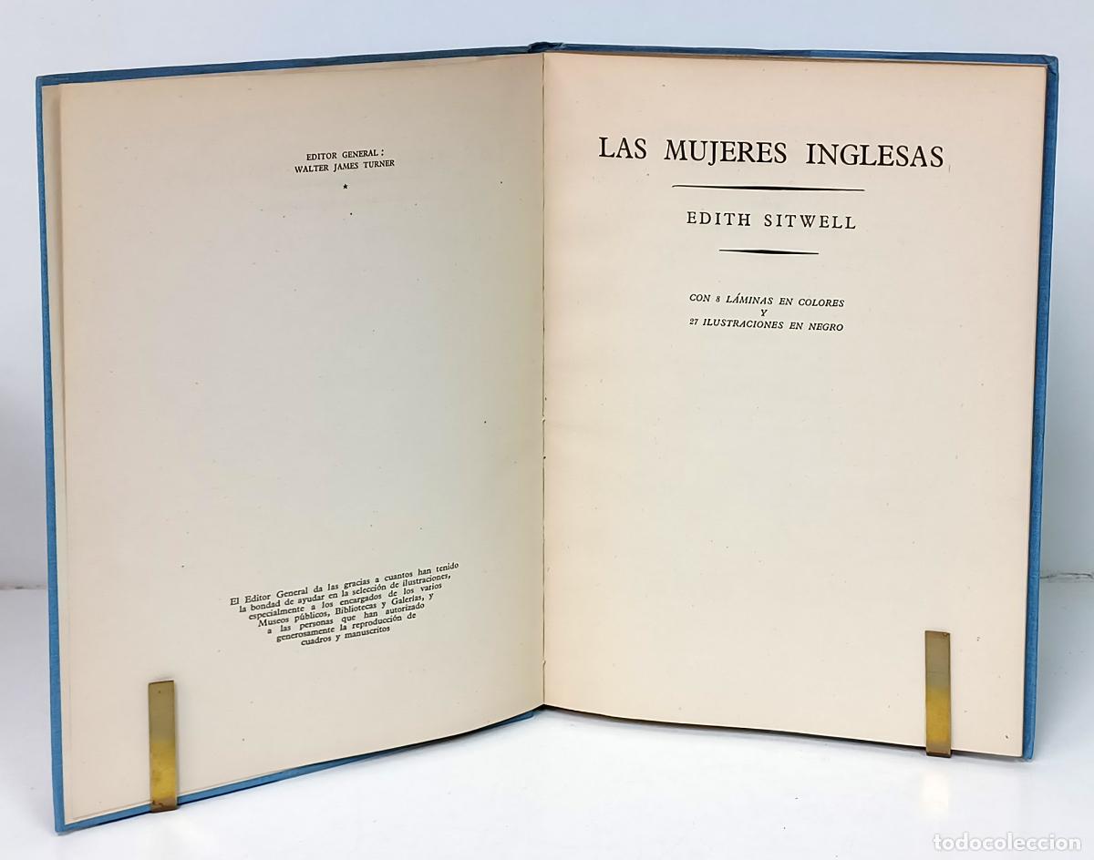 Libros: SITWELL (Edith).- Las mujeres inglesas. [Hacia 1942] - Foto 2