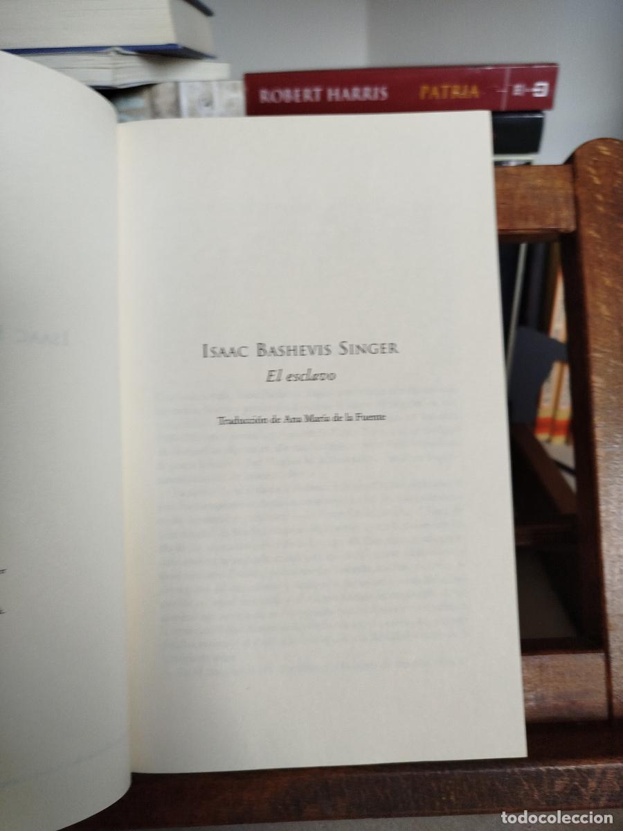 Libros: El esclavo - Singer, Isaac Bashevis - Foto 4