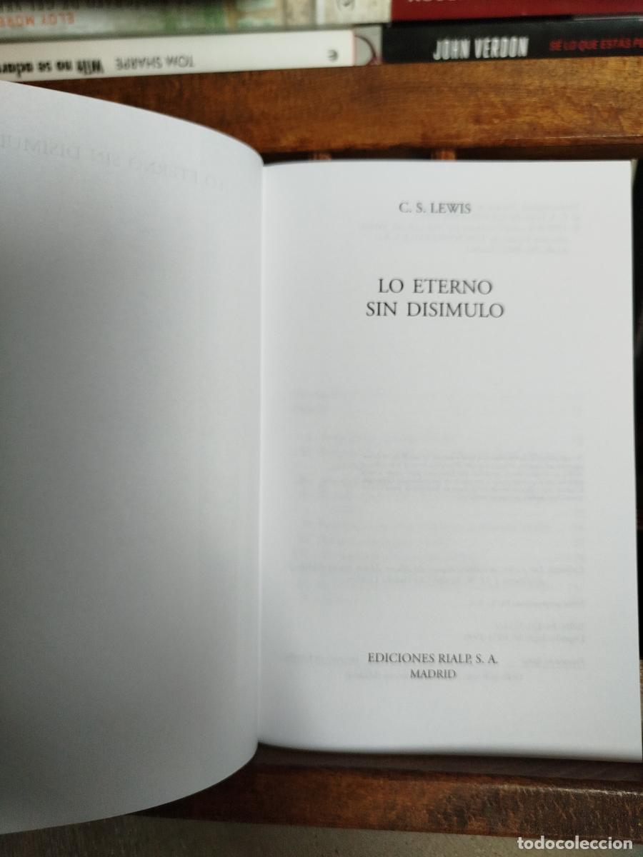 Libros: Lo eterno sin disimulo - Lewis , Clive Staples - Foto 4