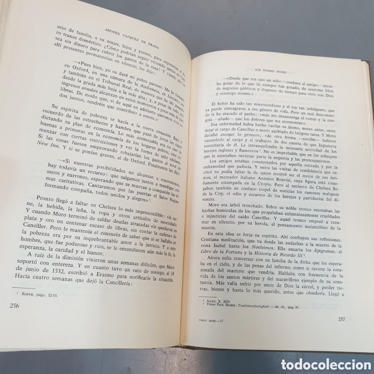 Libros: SIR TOMAS MORO ANDRES V&Aacute;ZQUEZ DE PRADA - Foto 3