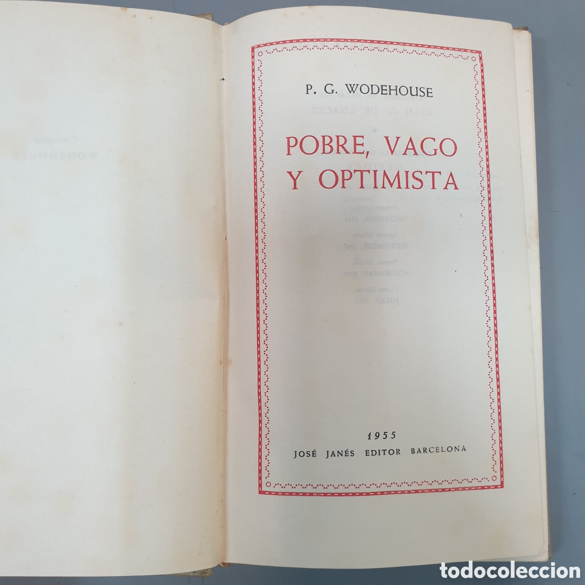 Libros: Pobre , vago y optimista P.G. WODEHOUSE - Foto 4