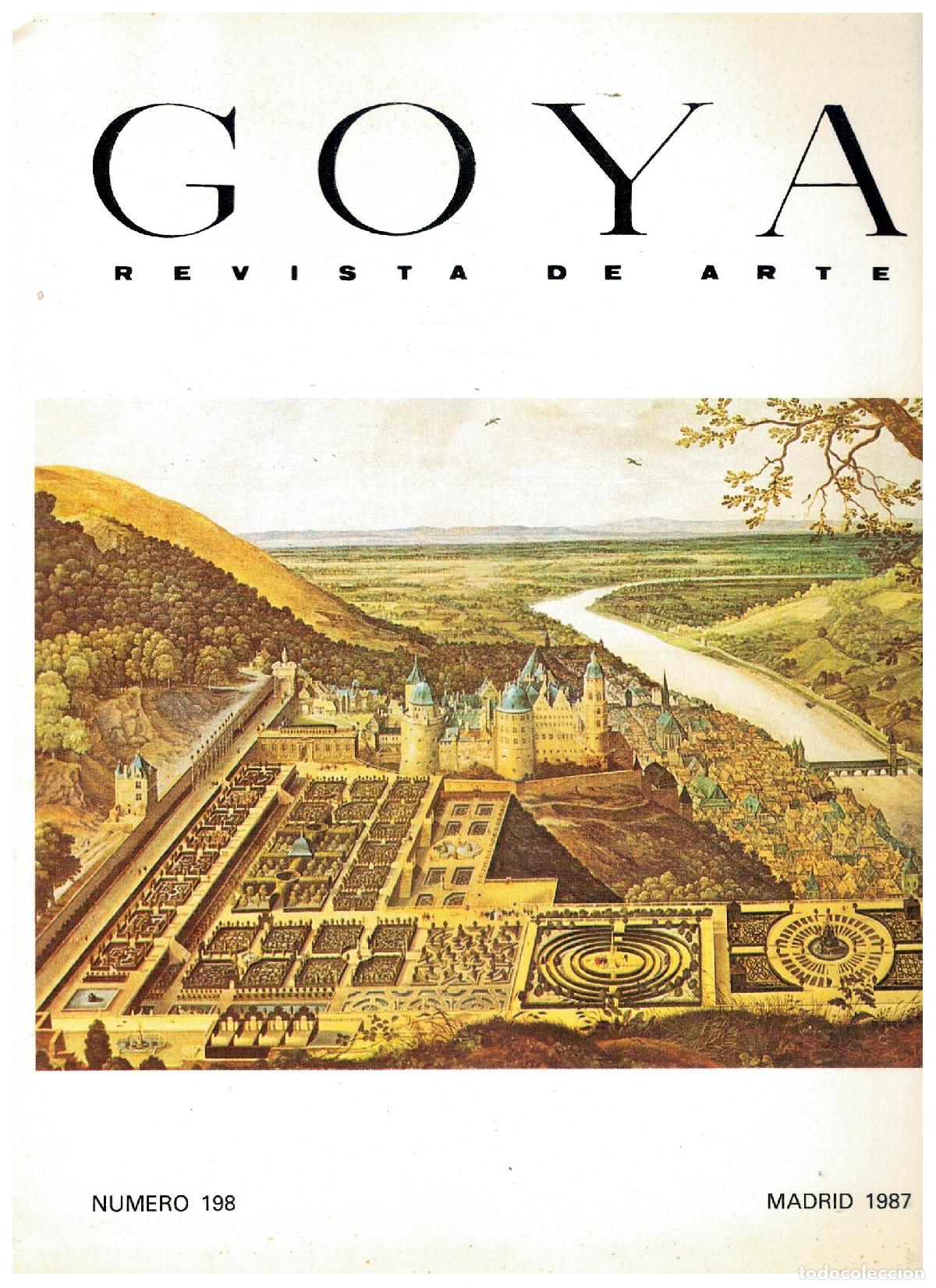 B&uuml;cher: GOYA. Revista de Arte. N&ordm; 198. Carlos Garc&iacute;a Pe&ntilde;a: Portadas g&oacute;ticas gaditanas; Isidoro J. Ruiz-Moren