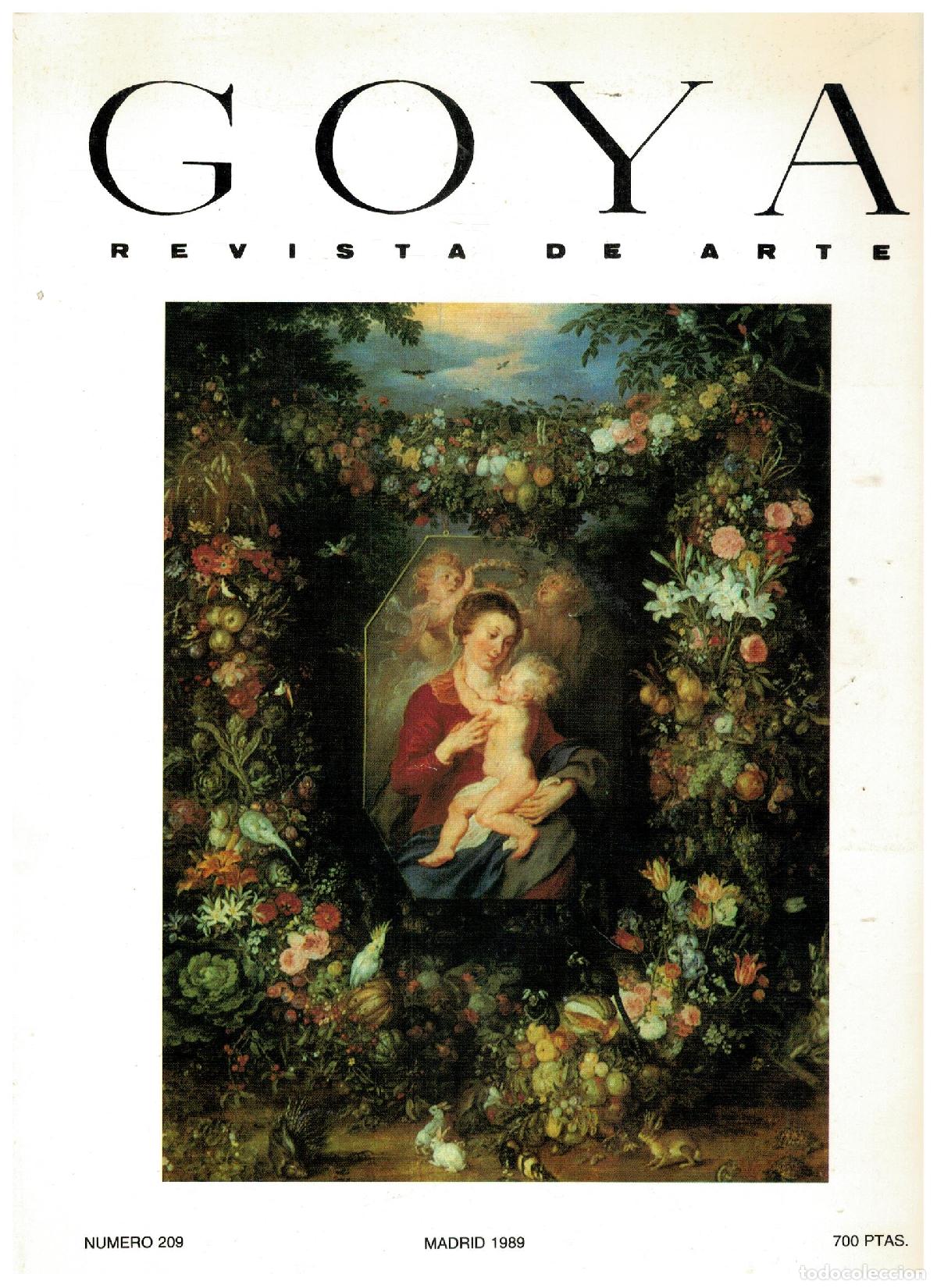 B&uuml;cher: GOYA. Revista de Arte. N&ordm; 209. Juli&aacute;n Lozano: Julio Antonio, mi maestro; M&ordf; Tersa Hern&aacute;ndez: El mece