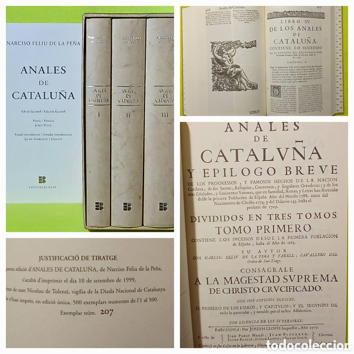 Libros: Anales de Catalu&ntilde;a............ - Foto 1