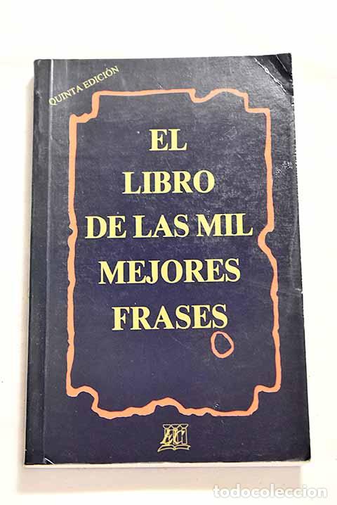 Libros: El libro de las mil mejores frases - Foto 1