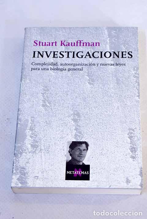 Libros: Investigaciones: Kauffman, Stuart.- Kauffman, Stuart - Foto 1
