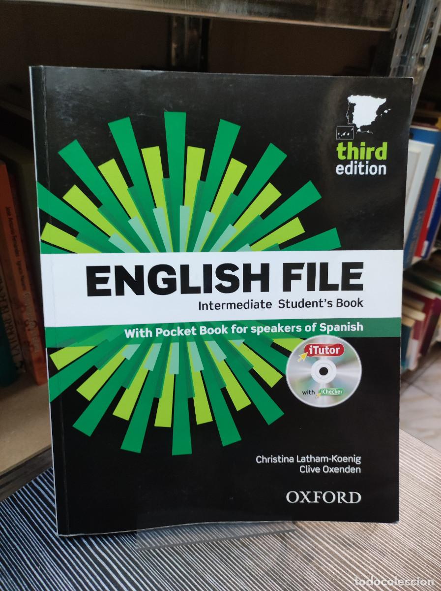 Libros: ENGLISH FILE INTERMEDIATE STUDENTS BOOK OXFORD THIRD EDITION LIBROS PARA ESTUDIAR INGLES - Foto 1