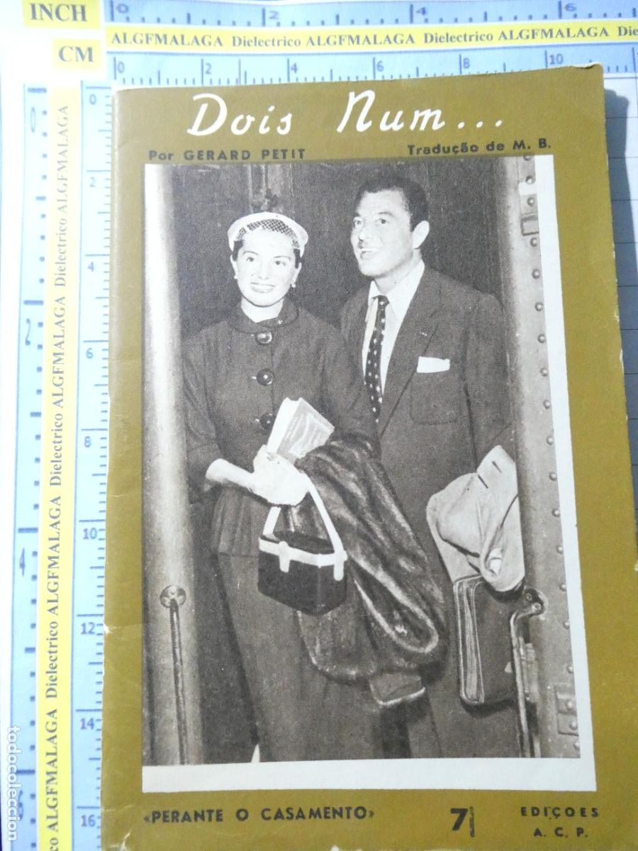 Libros: LIBRETO RELIGIOSO PREPARACI&Oacute;N MATRIMONIO PORTUGAL A&Ntilde;OS 50 PERANTE O CASAMENTO DOIS NUM 30GR