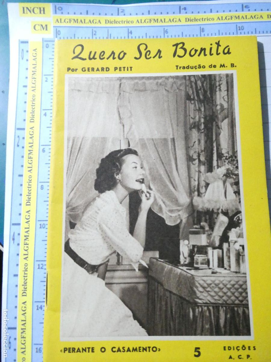 Libros: LIBRETO RELIGIOSO PREPARACI&Oacute;N MATRIMONIO PORTUGAL A&Ntilde;OS 50 PERANTE O CASAMENTO QUERO SER BONITA 30GR