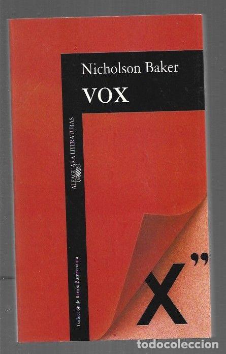 Libros: VOX - BAKER, NICHOLSON - Foto 1