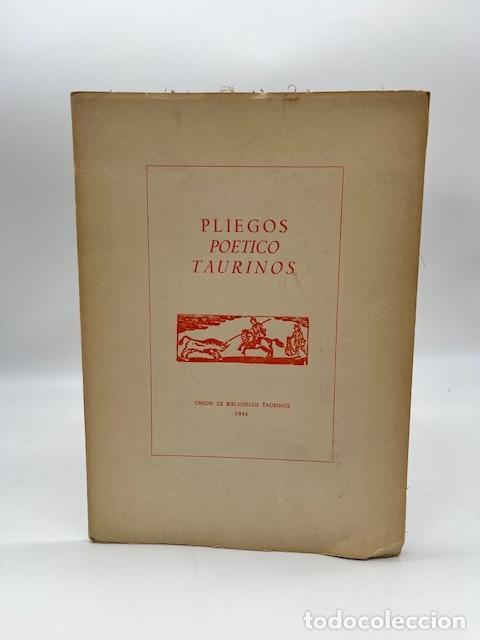 Libros: Pliegos Po&eacute;tico Taurinos.