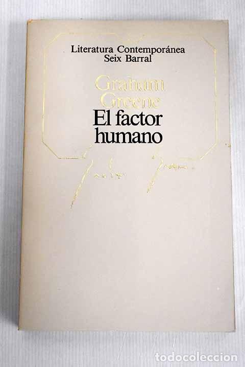 Libros: El factor humano: Greene, Graham.- Greene, Graham - Foto 1