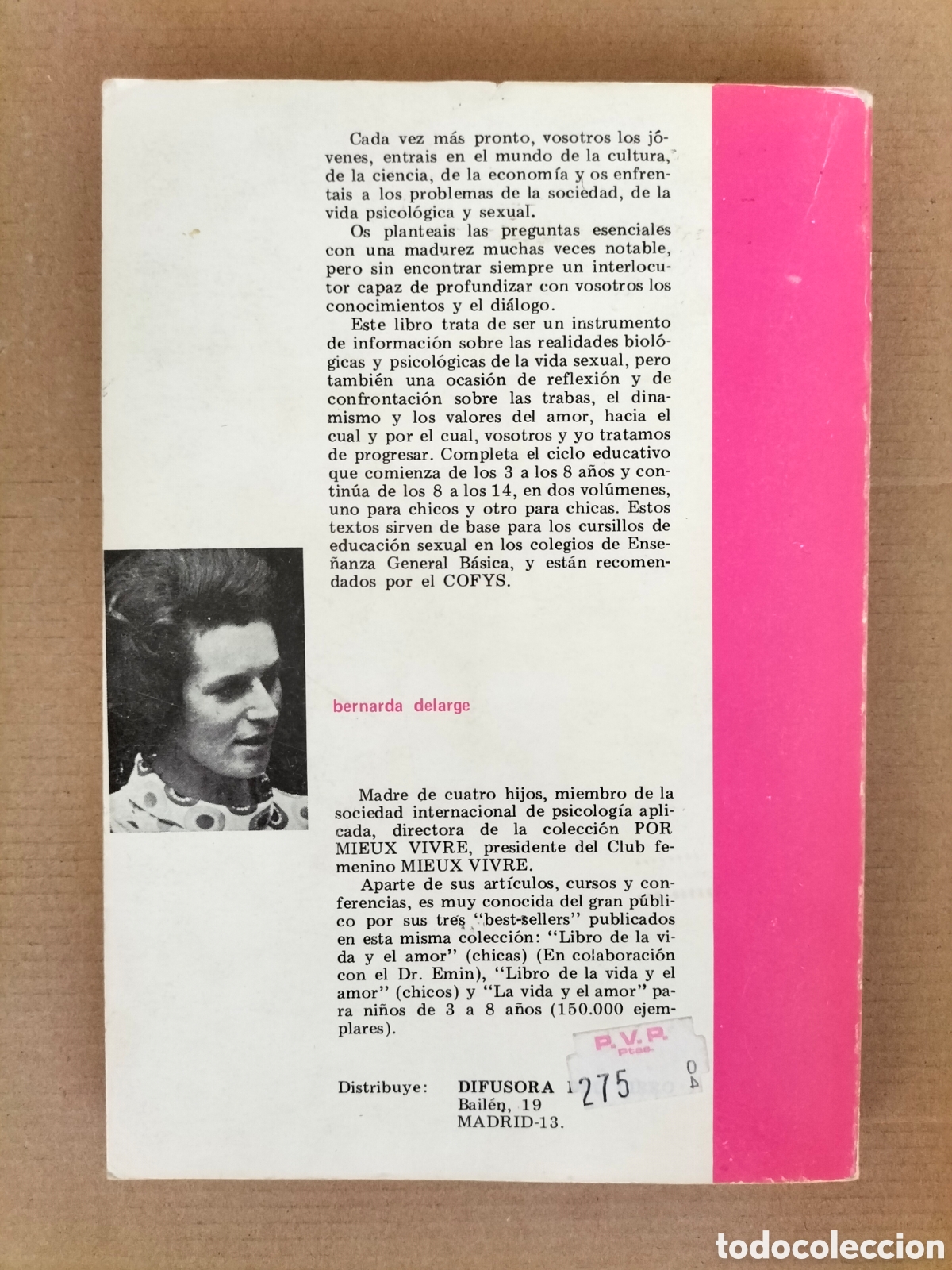 Libros: Libro de la vida y el amor. Vol IV. Bernarda Bernadette Delarge. Ediciones stvdivm, 1975 - Foto 14