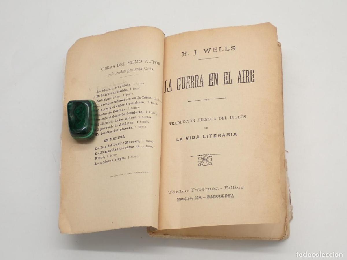 Libros: La guerra en el aire - WELLS, H.G. - Foto 2