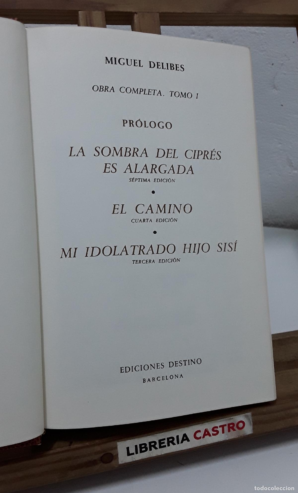 Libros: Obra Completa. Tomo 1 - Miguel Delibes - Foto 1
