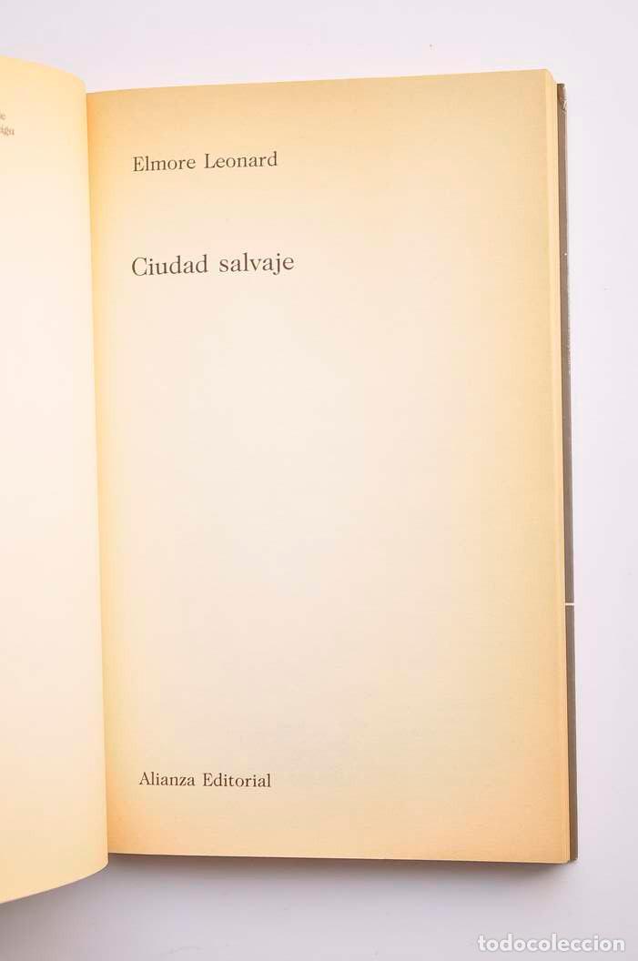 Libros: Ciudad salvaje - LEONARD, Elmore - Foto 2