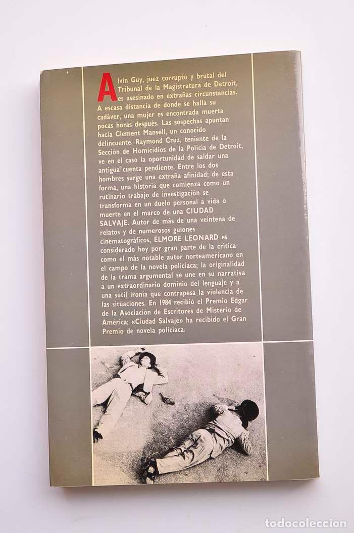 Libros: Ciudad salvaje - LEONARD, Elmore - Foto 3